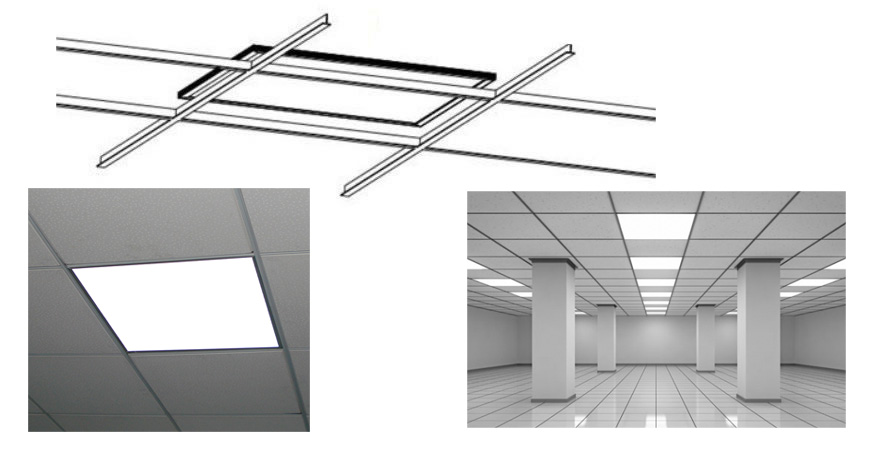 Instalacin paneles led 60x60 en techo Amstrong