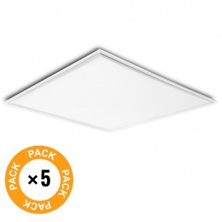 Pack 5 Paneles LED 36W  595X595X12Mm