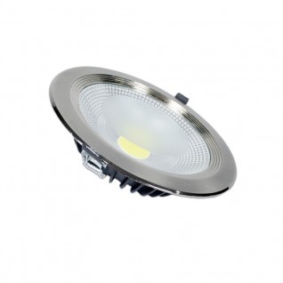 Downlight led 30W inox