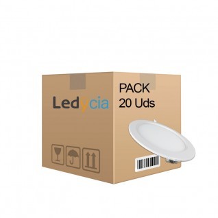 Pack 20 downlights led 15W alta luminosidad