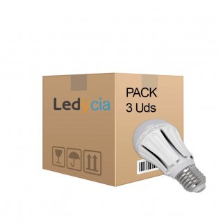 Pack ahorro 3 Bombillas led 10W E27 