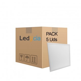 Pack 5 ud paneles led 60x60 cm 40W