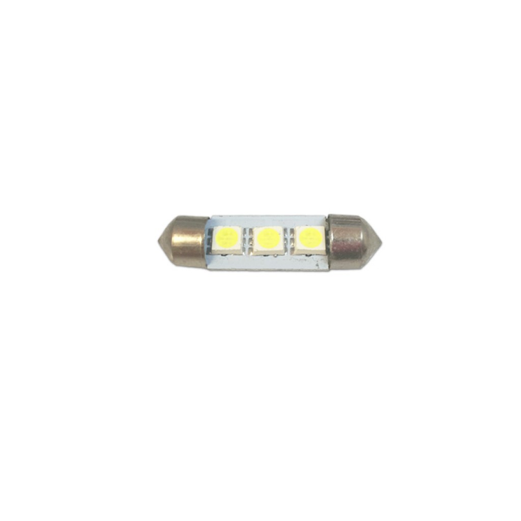 Pareja de bombillas LED canbus para matrícula festoon / c5w