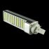 Bombilla led 12W G24 vista frontal detalle de chips led de alta luminosidad