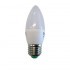 Bombilla led vela 6W E27 vista frontal