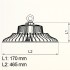 Campana industrial led 200W