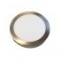 Plafn de techo led circular plata 24W vista frontal